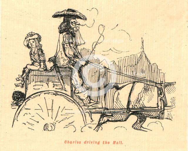 'Charles driving the Mall', 1897.  Creator: John Leech.