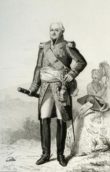 Charles du Houx de Vioménil, 1804, (1839). Creator: Julien Leopold Boilly