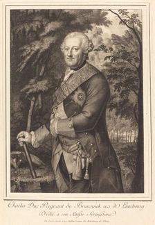 Charles Duc Regnant de Brunswick. Creator: Antoine de Marcenay Ghuy
