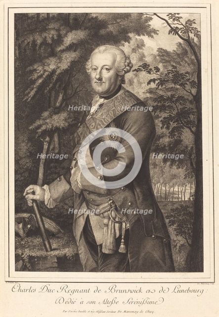 Charles Duc Regnant de Brunswick. Creator: Antoine de Marcenay Ghuy.
