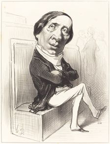 Charles Dupin, 1849. Creator: Honore Daumier