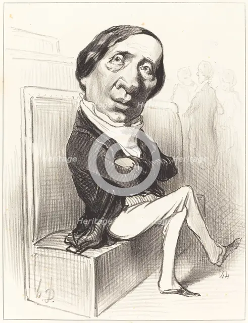 Charles Dupin, 1849. Creator: Honore Daumier.
