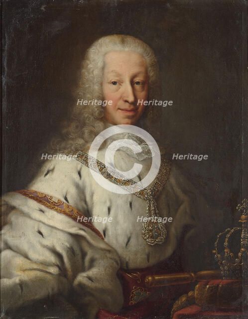 Charles Emmanuel III (1701-1773), Duke of Savoy and King of Sardinia, First half of the 18th cent.. Creator: Duprà, Giorgio Domenico (1689-1770).