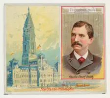 Charles Emory Smith, The Philadelphia Press, from the American Editors series (N35) for Al..., 1887. Creator: Allen & Ginter
