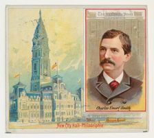 Charles Emory Smith, The Philadelphia Press, from the American Editors series (N35) for Al..., 1887. Creator: Allen & Ginter