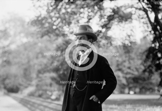 Charles Evans Hughes, Governor of New York, Associate Justice of Supreme Court, Chief Justice, 1912. Creator: Harris & Ewing.