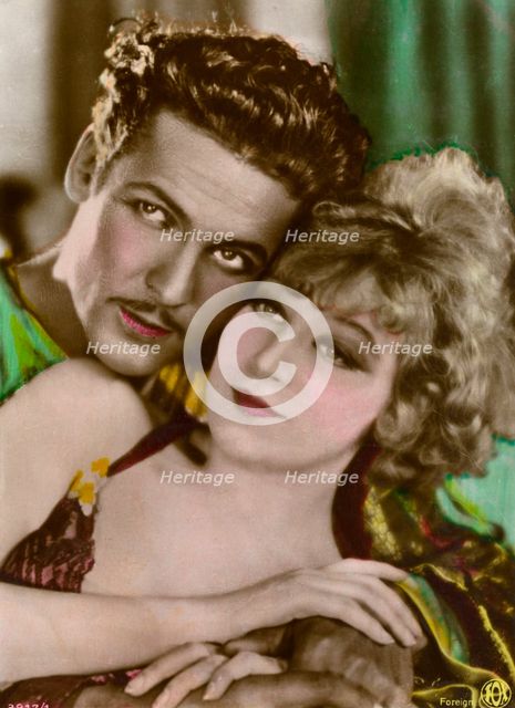 Charles Farrell (1901-1990) and Greta Nissen (1906-1988), 20th century. Artist: Unknown