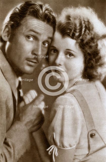 Charles Farrell and Janet Gaynor, American actors, 1933. Artist: Unknown