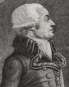 Charles François Dumouriez (1739-1823), French general who took part in the French…, 1876. Creator: Adolphe François Pannemaker