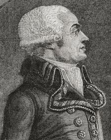 Charles François Dumouriez (1739-1823), French general who took part in the French…, 1876. Creator: Adolphe François Pannemaker