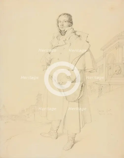 Charles François Mallet, Civil Engineer, 1809. Creator: Jean-Auguste-Dominique Ingres.