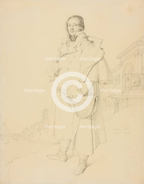 Charles François Mallet, Civil Engineer, 1809. Creator: Jean-Auguste-Dominique Ingres.