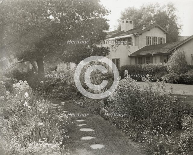 Charles Francis Paxton house, 1160 South Orange Grove Boulevard, Pasadena, California, 1923. Creator: Frances Benjamin Johnston.