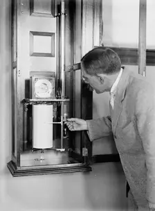 Charles Frederick Marvin, Chief, Weather Bureau, 1913. Creator: Harris & Ewing
