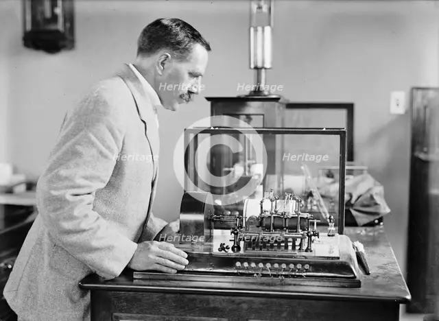 Charles Frederick Marvin, Chief, Weather Bureau, 1913. Creator: Harris & Ewing.