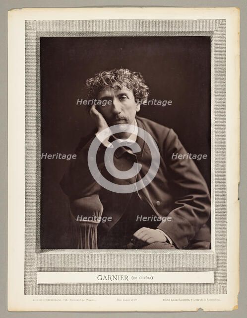 Charles Garnier (French architect, 1825-1898), 1876/84. Creator: Antoine-Samuel Adam-Salomon.