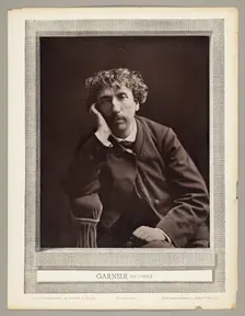 Charles Garnier (French architect, 1825-1898), 1876/84. Creator: Antoine-Samuel Adam-Salomon