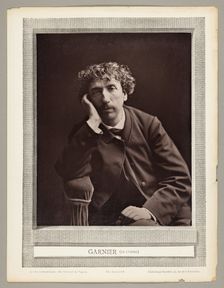 Charles Garnier (French architect, 1825-1898), 1876/84. Creator: Antoine-Samuel Adam-Salomon