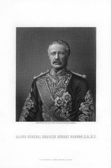 Charles George Gordon, British soldier and administrator, (1893).Artist: G Cook