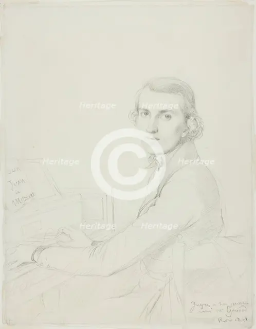 Charles Gounod, 1841. Creator: Jean-Auguste-Dominique Ingres.