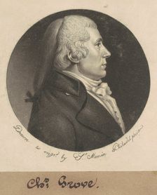 Charles Grove, 1798. Creator: Charles Balthazar Julien Févret de Saint-Mémin