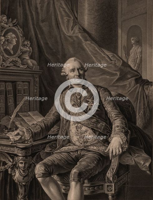 Charles Gravier, comte de Vergennes (1717-1787), 1774. Creator: Callet, Antoine-François.