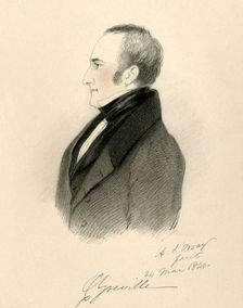 Charles Greville 1840. Creator: Richard James Lane