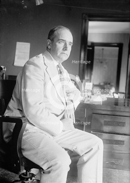 Charles H. Bentley of Food Administration, 1917. Creator: Harris & Ewing.