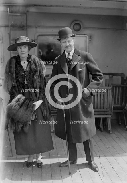Charles Hamilton Sabin & wife Pauline Morton Sabin, between c1915 and c1920. Creator: Bain News Service.