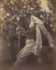 Charles Hay Cameron, Esq., in His Garden at Freshwater, 1865-67. Creator: Julia Margaret Cameron