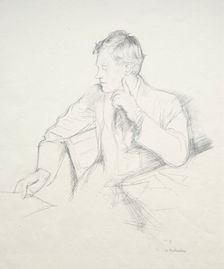Charles Hazelwood Shannon, 1897. Creator: William Rothenstein (British, 1872-1945)