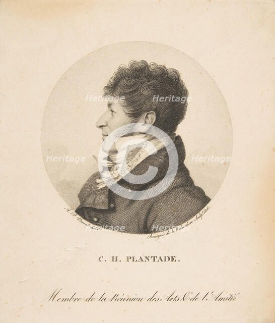Charles Henri Plantade, 1806. Creator: Antoine-Achille Bourgeois de La Richardiere.