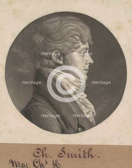 Charles Henry Smith, 1808. Creator: Charles Balthazar Julien Févret de Saint-Mémin.