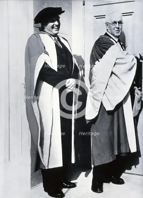 Charles Herbert Best and Sir Henry Hallett Dale. Creator: Unknown.