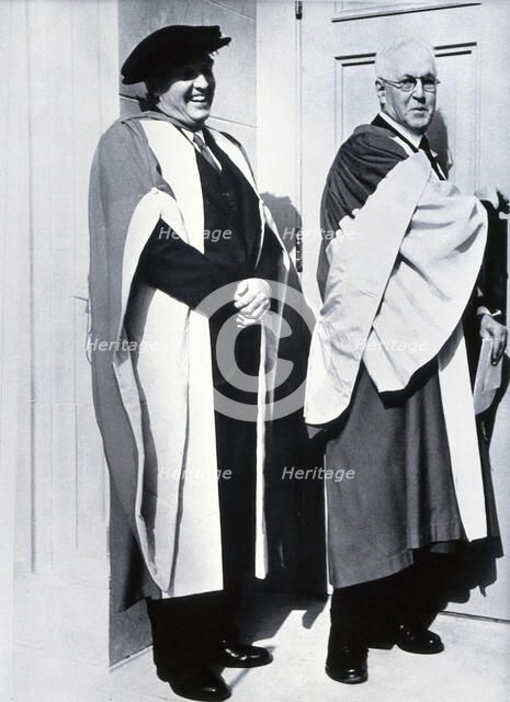 Charles Herbert Best and Sir Henry Hallett Dale. Creator: Unknown.