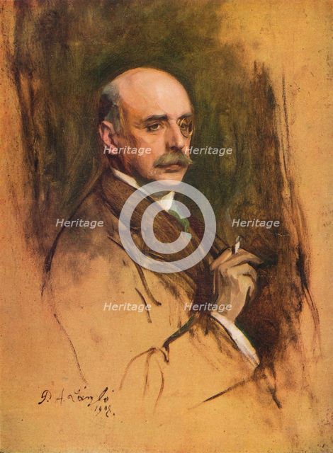 'Charles Holme: founder and first editor of The Studio', 1908. Artist: Philip A de Laszlo.