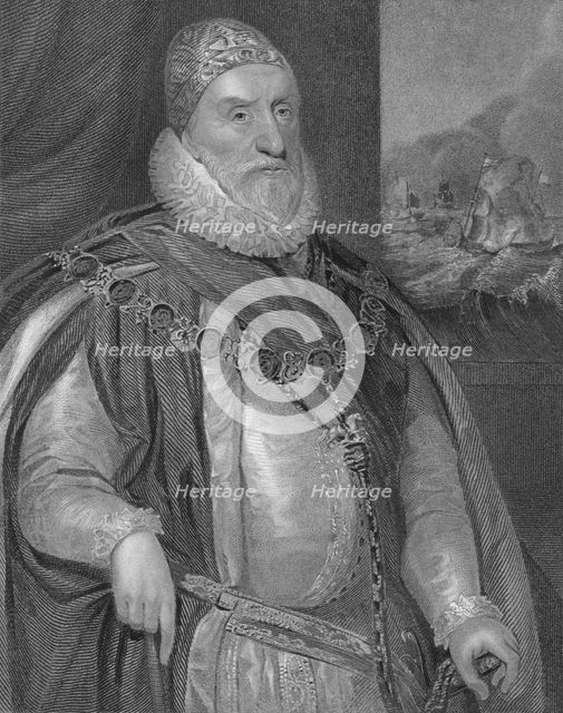 'Charles Howard, First Earl of Nottingham', (early-mid 19th century).  Creator: H Robinson.