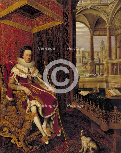 Charles I (1600-1649) when Prince of Wales, 1619-1621. Creators: Hendrick van Steenwijck the Elder, Daniel Mytens, Paulus van Somer.