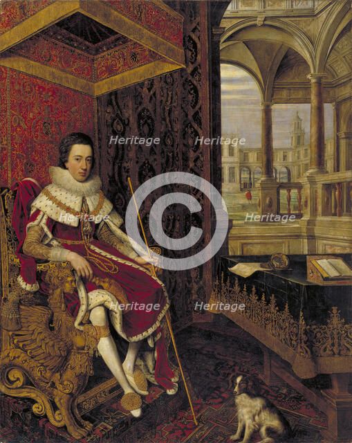 Charles I (1600-1649) when Prince of Wales, 1619-1621. Creators: Hendrick van Steenwijck the Elder, Daniel Mytens, Paulus van Somer.