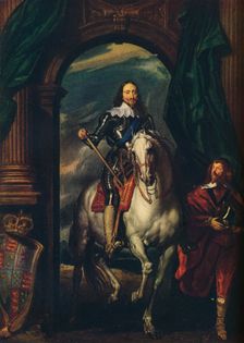 Charles I (1600-1649) with M de St Antoine, 1633, (1913). Artist: Anthony van Dyck