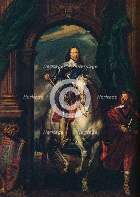 Charles I (1600-1649) with M de St Antoine, 1633, (1913). Artist: Anthony van Dyck