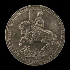 Charles I, 1600-1649, King of England 1625 [obverse], 1633. Creator: Nicolas Briot