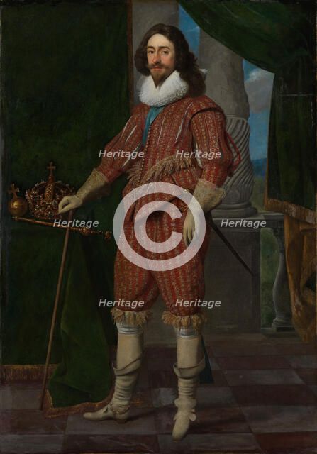 Charles I (1600-1649), King of England, 1629. Creators: Daniel Mytens, King Charles I.