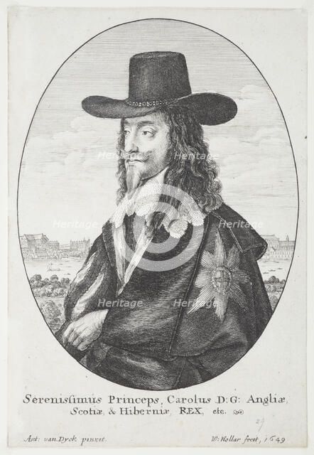 Charles I, 1649. Creator: Wenceslaus Hollar.