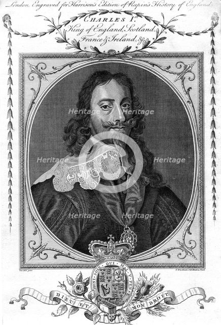 Charles I of England, (1784).Artist: T Woodman