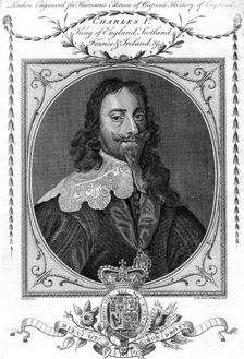 Charles I of England, (1784).Artist: T Woodman