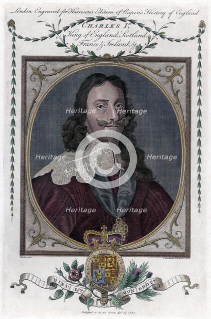 Charles I of England, (1784).Artist: Woodman & Mutlow