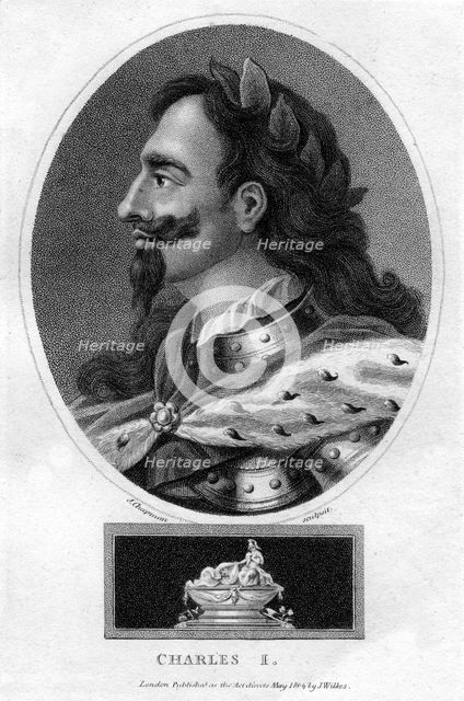 Charles I of England, (1804).Artist: J Chapman