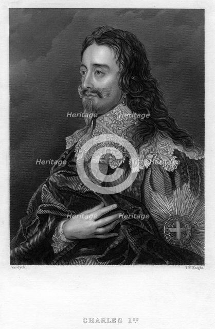 Charles I of England, (19th century).Artist: TW Knight