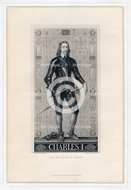 Charles I of England, (19th century).Artist: H Bourne